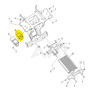 NEW Genuine Harley Coms System Module Bracket 2018up CVO Road Glide 76000773