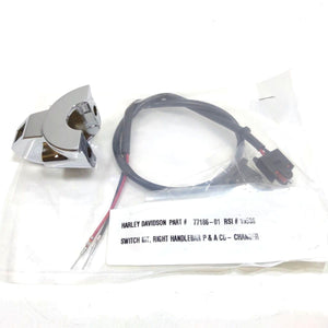 NOS Genuine Harley Right Hand CD Changer Switch Kit 77186-01