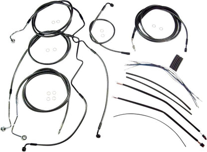 Magnum Black Pearl 15-17" Handlebar cable Kit 2017-2020 Harley Touring 487842