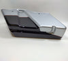 New Genuine Harley 14up Vivid Black Brilliant Silver Right Saddlebag 90201064DUX