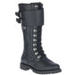 NEW Harley-Davidson Womens Grimes 12-Inch Black Motorcycle Boots Size 9 D87205