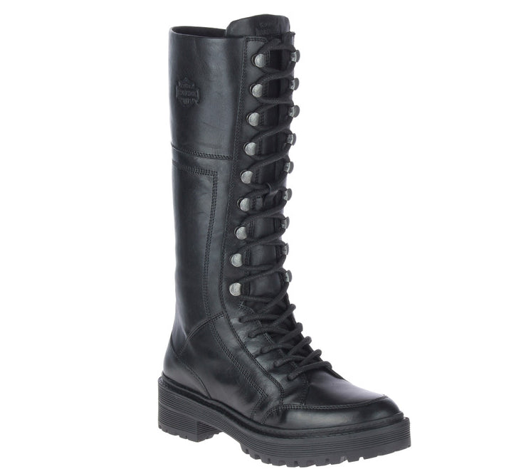 Women's lace 2024 up motorcycle boots