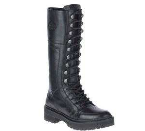 NEW Harley-Davidson Womens Dalwood 12-Inch Black Motorcycle Boots Size 7 D84744