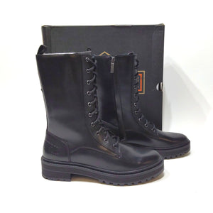 NEW Harley-Davidson Womens Valene 9-Inch Black Motorcycle Boots Size 7.5 D87218