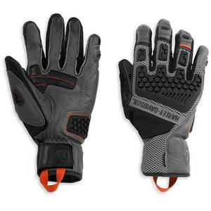 NEW Womans Harley Grit Adventure Full-Finger Black Gloves XLarge 98183-21VW/002L