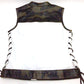 NEW MFG First Womans Scout Camo Leather Vest CUS516LTH-S