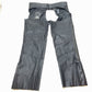 NEW Mens Genuine Harley Deluxe Midweight Leather Chaps Black 3XL 98100-16VM/222L