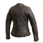 NEW Womans First Electra Motorcycle Leather Jacket Medium FIL198CHLZ