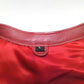 NEW MFG First Womans Lilith Red Snakeskin Leather Vest Large L012-L