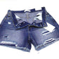 NEW Womans Kancan Size 9/28 Ivy Button Fly High Rise Mom Shorts KC8610M-9