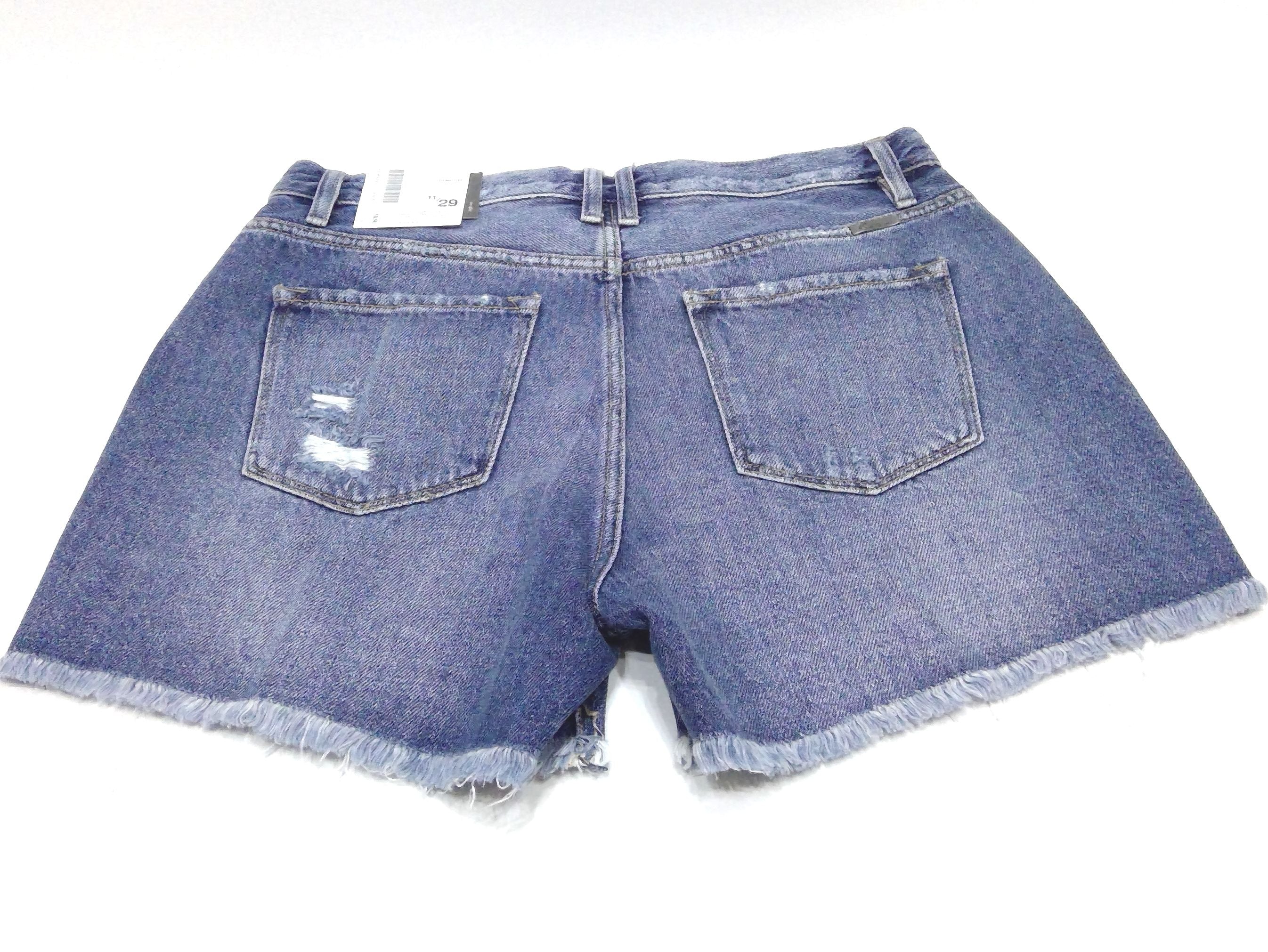 NEW Womans Kancan Size 11/29 Ivy Button Fly High Rise Mom Shorts KC861
