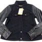 NEW Harley-Davidson Womens Small Leather Sleeves Denim Jacket 98411-20VW/000S