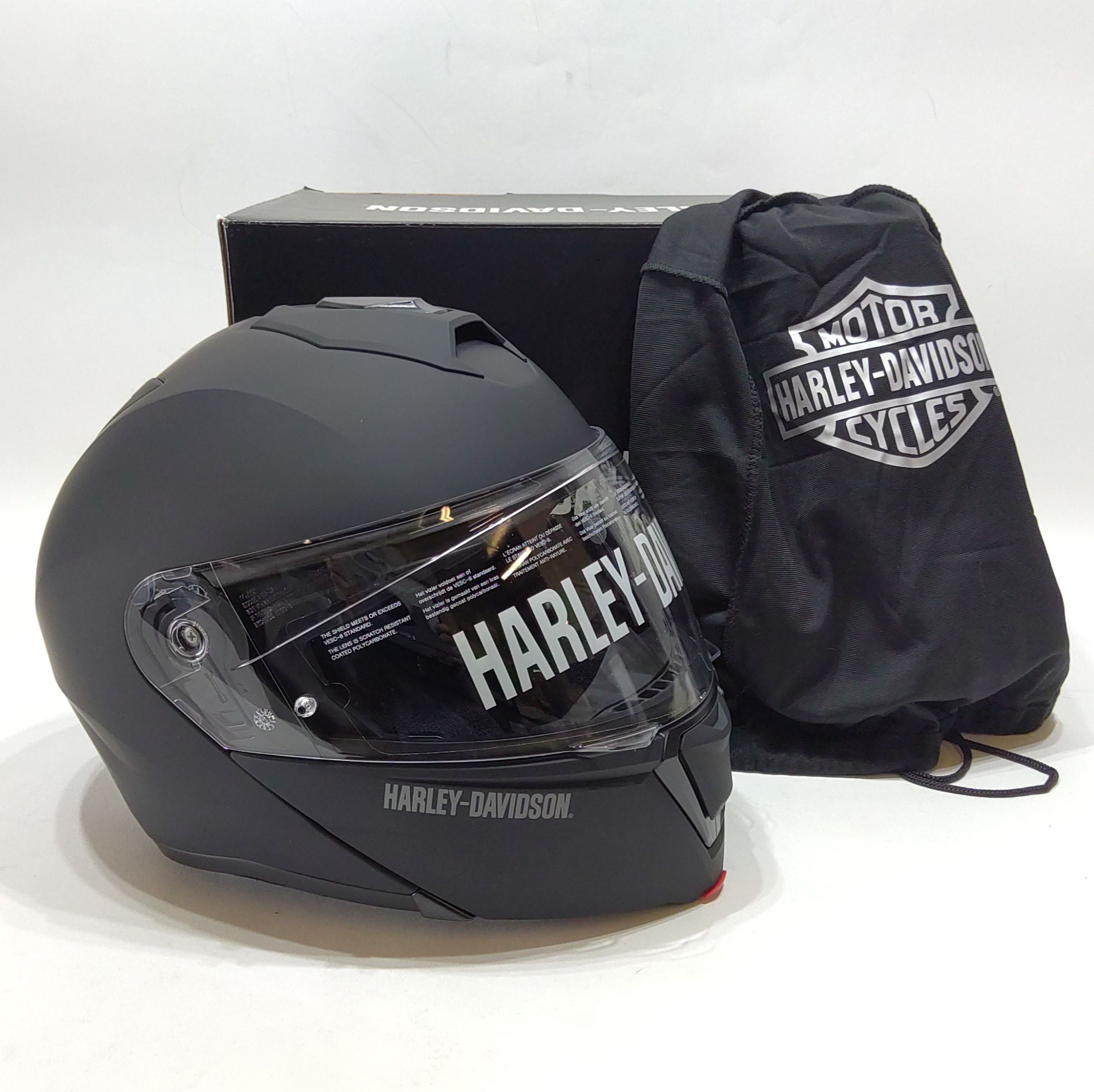 Casco modular Harley-Davidson® Capstone Sun Shield II H31 - Negro