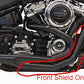 Bassani Black Front Heat Shield For Exhaust Part Number 1800-2239 1S62RB