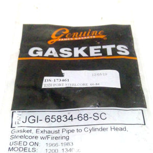 James Gasket Steelcore Exhaust Gasket Fire Ring 8pk Shovelhead JGI-65834-68-SC