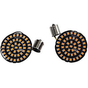 Drag Specialties LED Amber Turn Signal Inserts 2000-2013 Harley 2020-1809