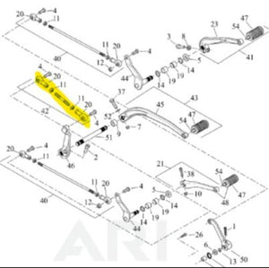 NOS Genuine Harley 2018 Up Softail Mid Shift Link Rod Assembly 33600125