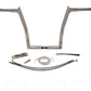 FBI EZ Install Chrome Pointed 14" ape Handlebar 2015-2020 Road Glide 909314