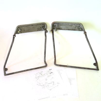 Genuine Harley Vintage 1963-1977 Saddlebag Support Brackets 90877-63 90875-63