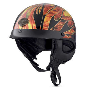 NEW Harley-Davidson Fire Breather Ultra-Light J02 Half Helmet 3XLarge 98173-18VX