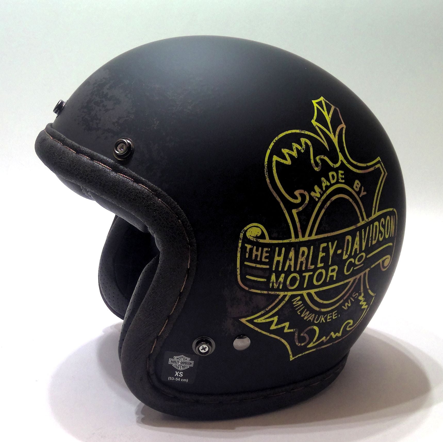 NEW Harley-Davidson Bootlegger's Pass B01 Matte Black Helmet XSmall 98