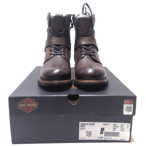 NEW Harley-Davidson Mens Hicklyn Strap Brown Boots Size 9.5 D96277-912M