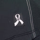 NEW Women Harley-Davidson Pink Ribbon Label Zip Black Shirt Small 96283-23VW