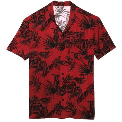 NEW Mens Harley-Davidson Celebration Allover Red Palm Shirt XLarge 96580-22VM