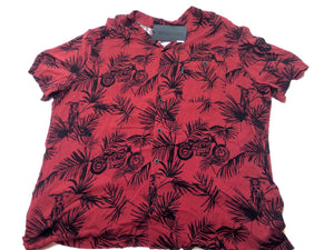 NEW Mens Harley-Davidson Celebration Allover Red Palm Shirt XLarge 96580-22VM