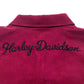 NEW Women Harley-Davidson Corduroy Thrill Seeker Red Shirt Large 96276-23VW