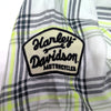 NEW Women Harley-Davidson Convertible Sleeve Plaid Shirt Large 96272-23VW