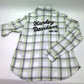 NEW Women Harley-Davidson Convertible Sleeve Plaid Shirt Large 96272-23VW