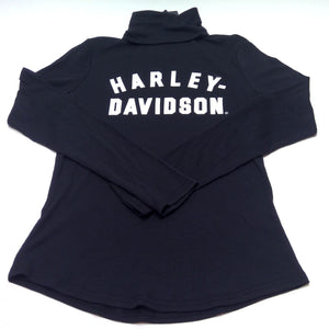 NEW Women Harley-Davidson Black Beauty Turtleneck Shirt XLarge 96466-23VW