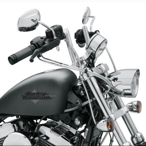 NOS Genuine Harley 2007 Up Sportster/FXDB Chrome Chizeled Lo Handlebar 55800430