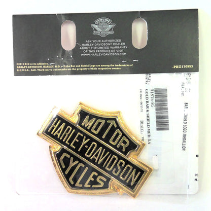 NOS Genuine Harley Bar & Shield Self-Adhesive Large Medallion 91815-85