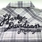 NEW Women Harley-Davidson Retro Stripe Flannel Plaid Shirt XSmall 96475-23VW