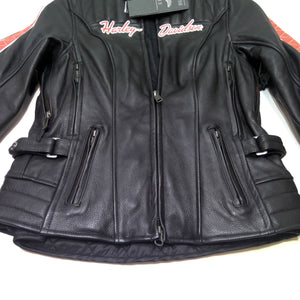 NEW Womans Harley-Davidson Vanocker Triple Vent Leather Jacket XSmall 98004-20VW