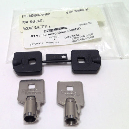 NOS Harley Key Set Code 6028 PN 90300043