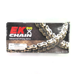 EK ZVX3 Sealed Extreme Sportbike Chain 120 Links Gold 1223-0676 520ZVX3-120G