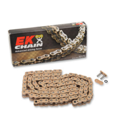 EK ZVX3 Sealed Extreme Sportbike Chain 120 Links Gold 1223-0676 520ZVX3-120G