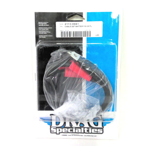 Drag Specialties Black Battery Cable Set - '93-'08 FL 2113-0661