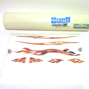 NOS Genuine Buell Blast "Heater" Flames Decal Kit 13578-01Y