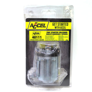 Accel Zinc Plated Starter Solenoid Harley Replacement For 71469-65 40111