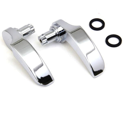 V-Twin Chrome 2014Up Harley Touring Saddlebag Handle Kit 49-1266