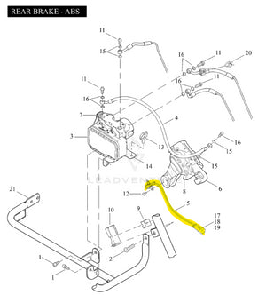 NOS Genuine Harley 2005-2007 Police Touring ABS Wheel Speed Sensor 40615-05