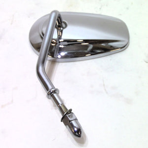 Genuine Harley 1982 Up Short Stem Teardrop Chrome Left Mirror 91845-03