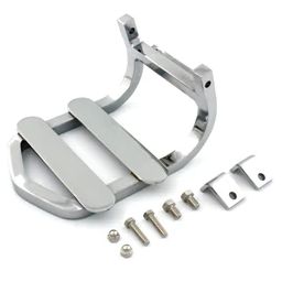 Wyatt Gatling Chrome Sissybar Luggage Rack Dyna Softail Sportster 50-1011