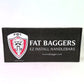 Fat Baggers 12" Black 1-1/4" EZ Install Flat Top Handlebar 0601-5525 706012-B