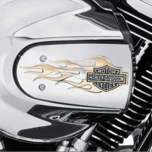 NEW Genuine Harley Gold Chrome Air Cleaner Trim 2014-2016 Touring 61300222