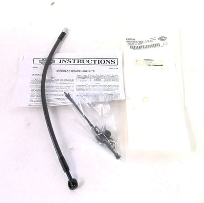 NOS Genuine Harley Black Diamond 15" 0° Brake Line 41800248